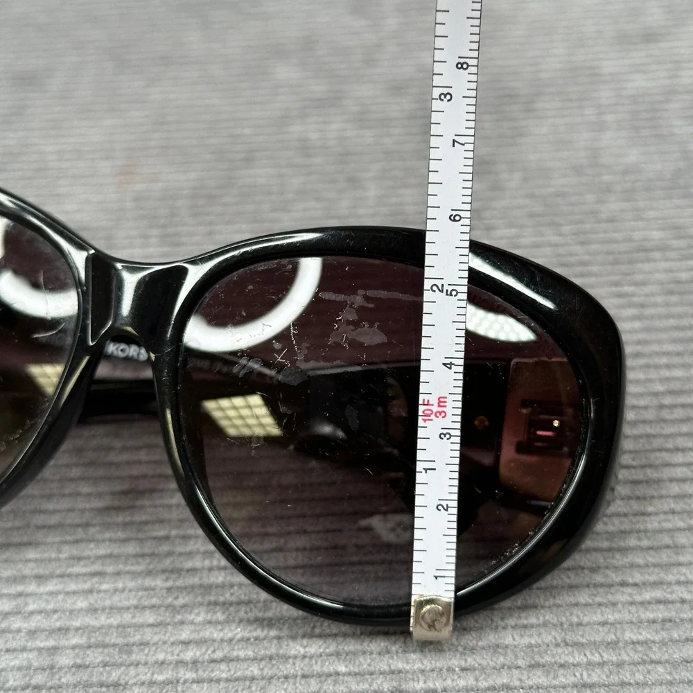Michael Kors MK2002MB Paris Black Butterfly‎ Sunglasses Crystal Baguette Details